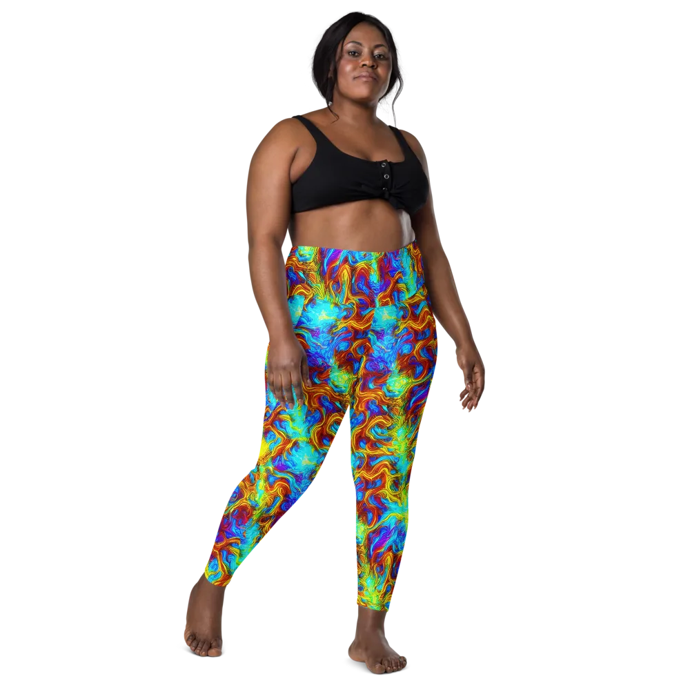 Psychic Rapids on Leggings with Pockets — Front