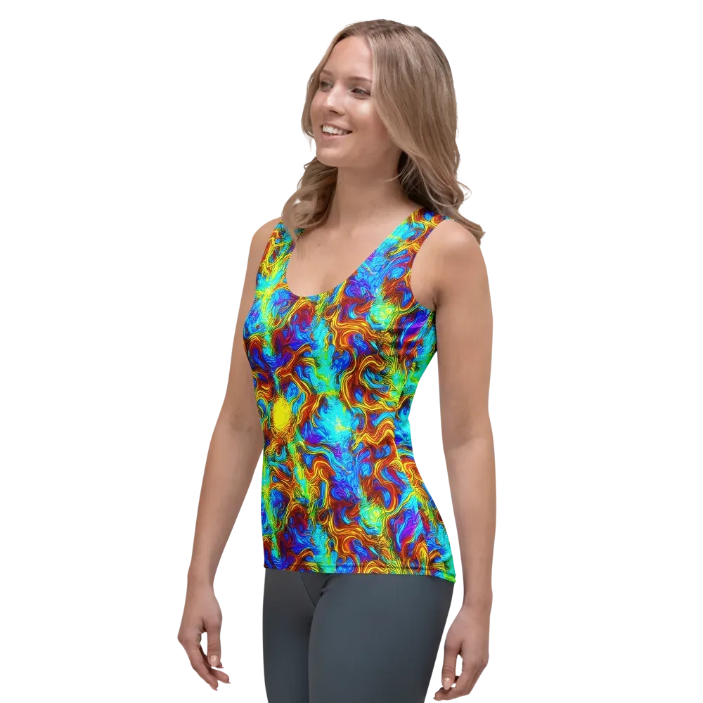 Psychic Rapids on Women's Tank Top — Left Front
