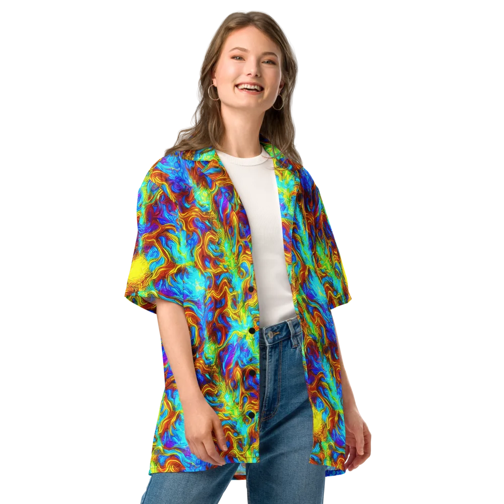 Psychic Rapids on Button Shirt — Front