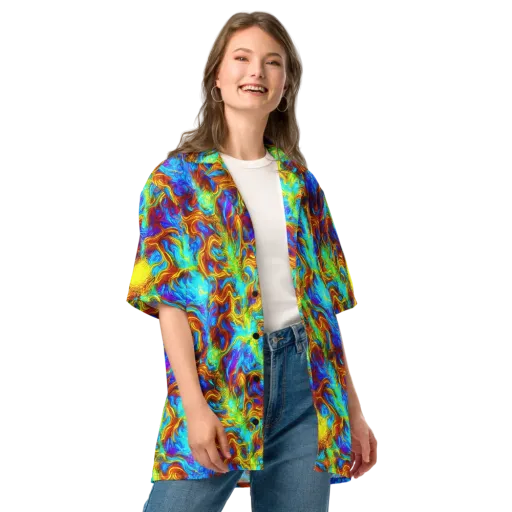 Psychic Rapids on a Button Shirt