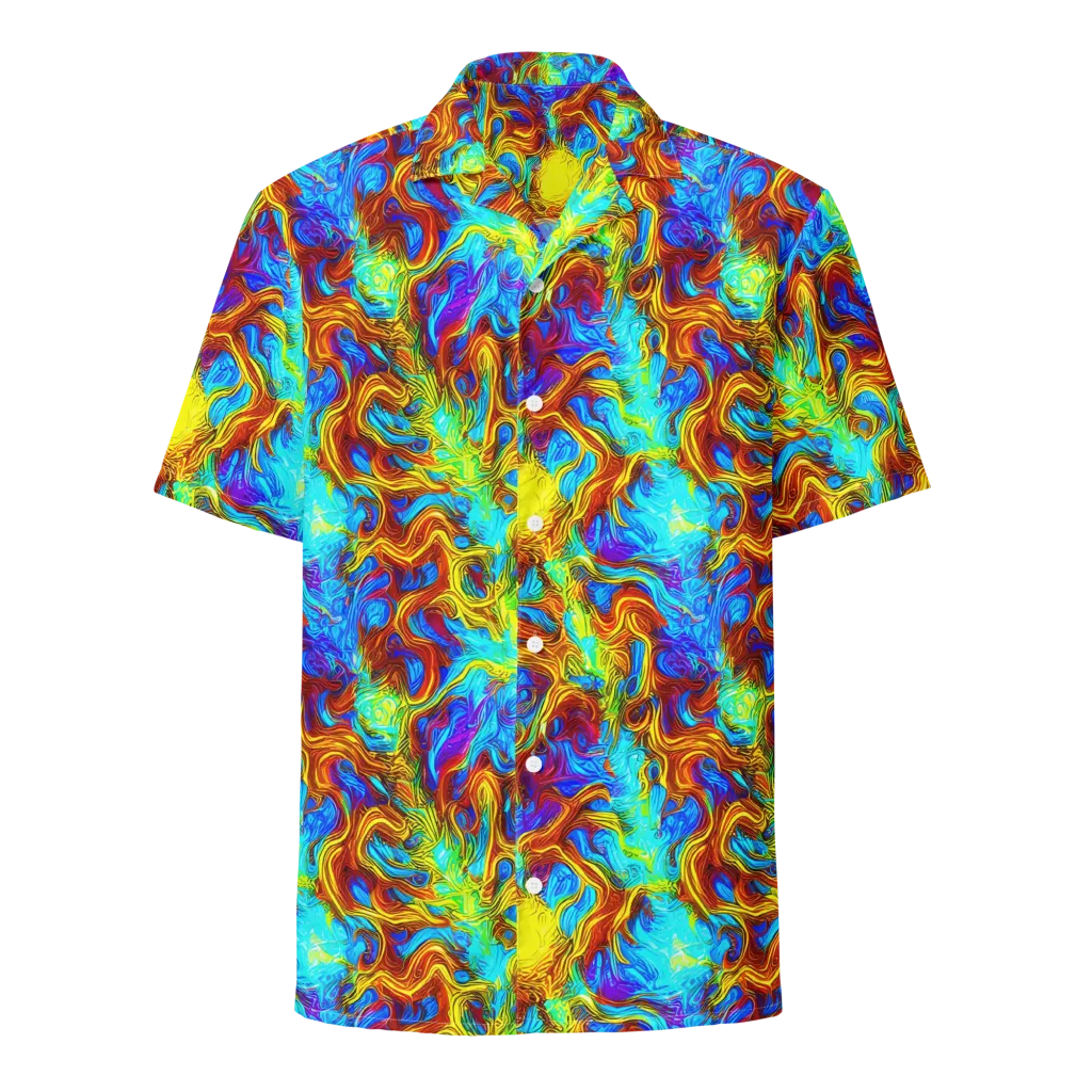 Psychic Rapids on Button Shirt — Front