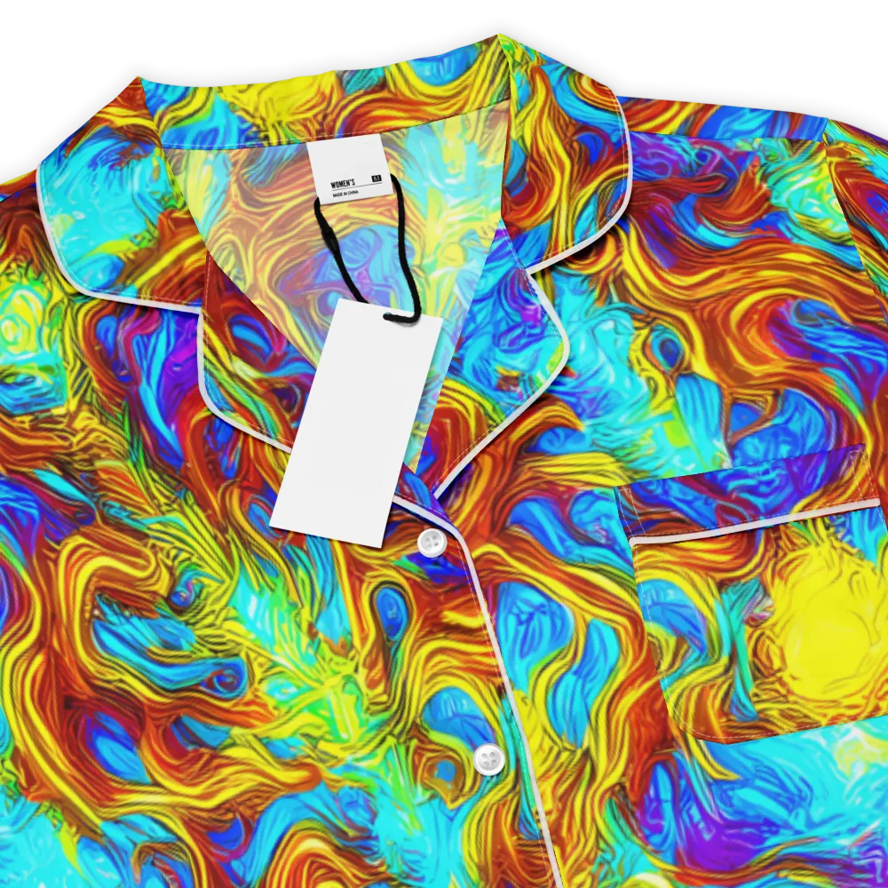 Psychic Rapids on Women's Short Sleeve Pajama Top — Product details