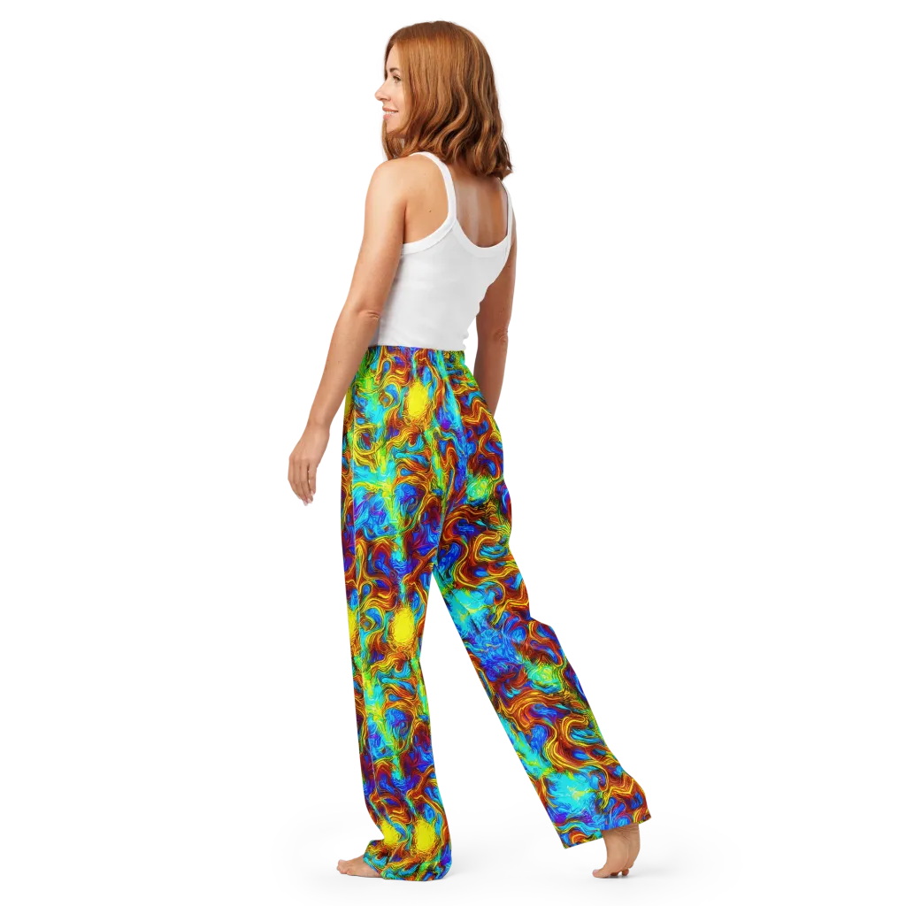 Psychic Rapids on Women's Pajama Pants — Back