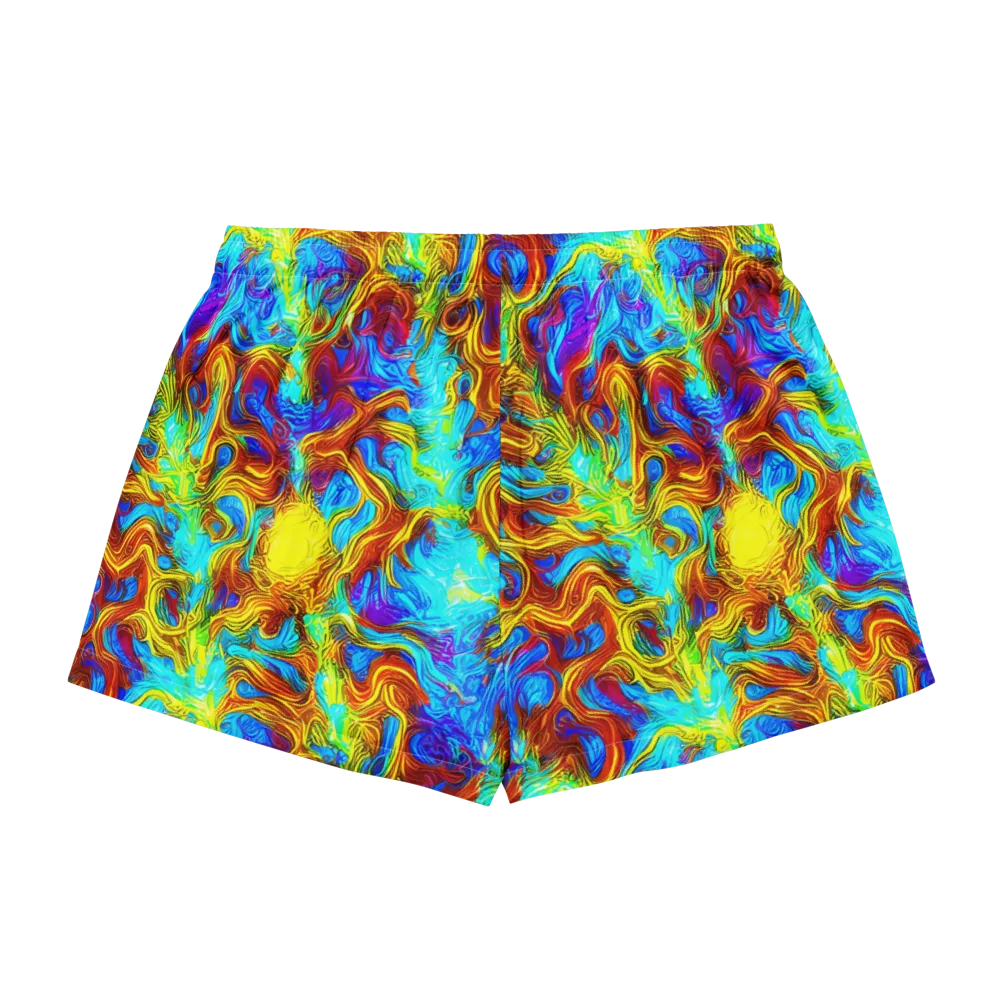 Psychic Rapids on Women's Pajama Shorts — Back