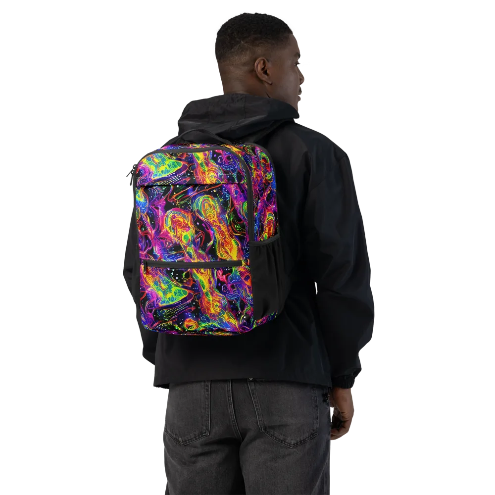 Hypercolor Dreamscape on Utility Backpack — Back