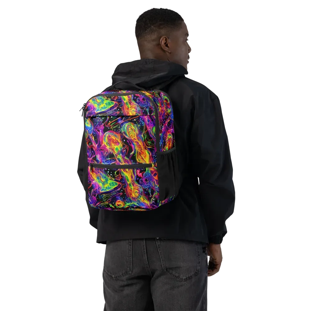 Hypercolor Dreamscape on Utility Backpack — Back