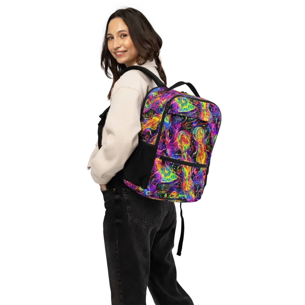 Hypercolor Dreamscape on Utility Backpack — Back