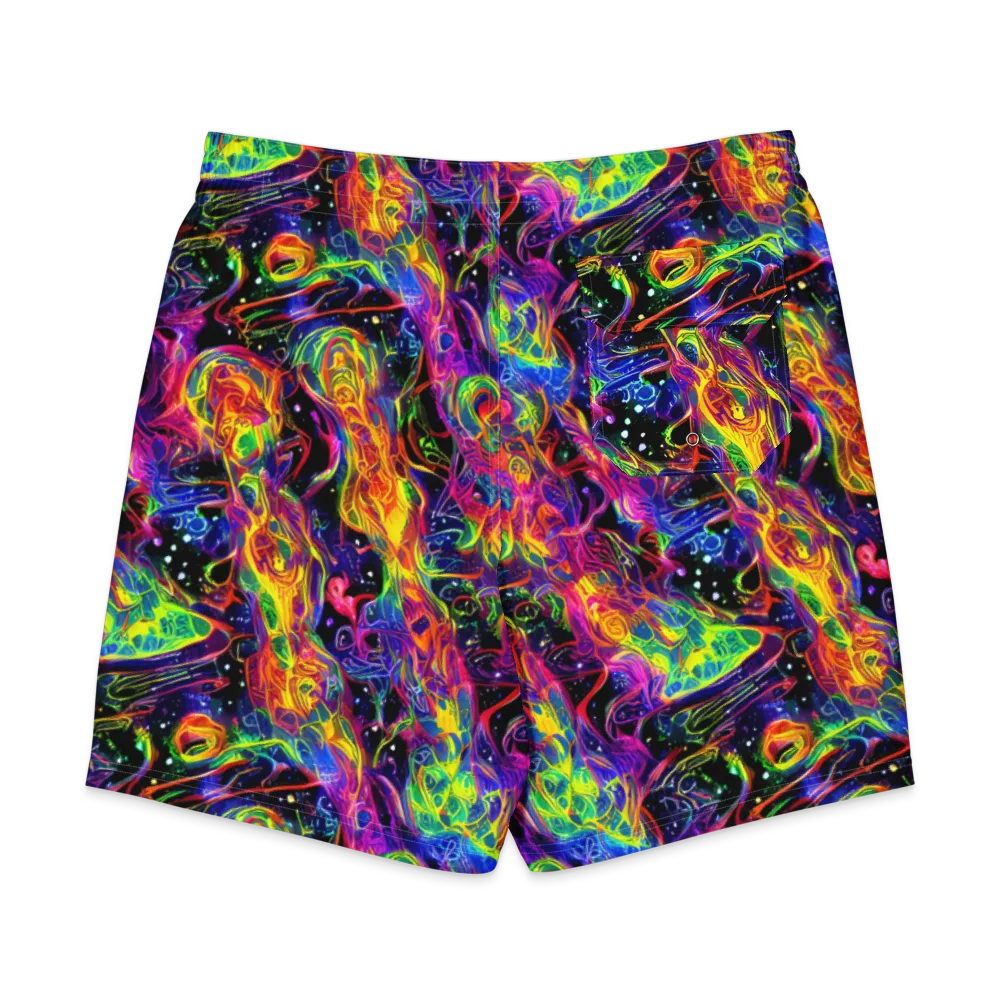 Hypercolor Dreamscape on Men's Board Shorts — Back
