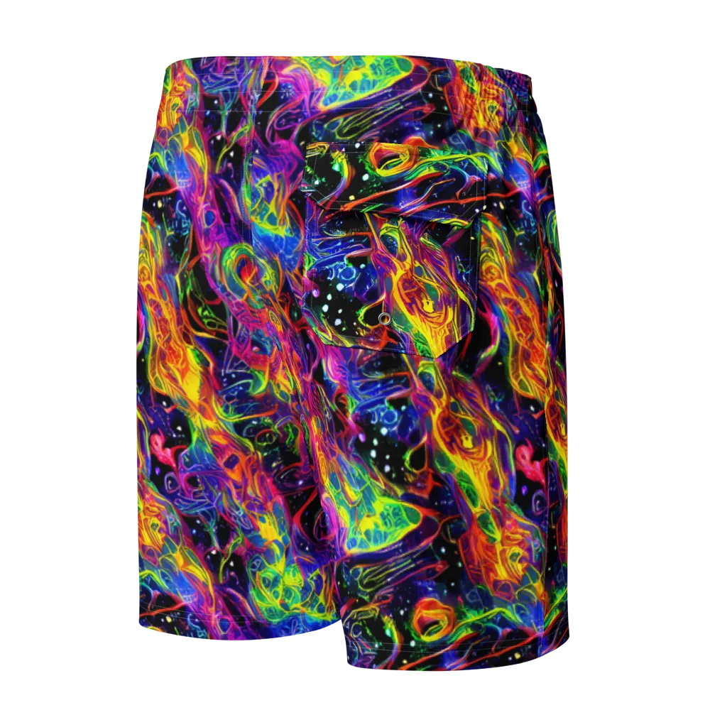 Hypercolor Dreamscape on Men's Board Shorts — Back