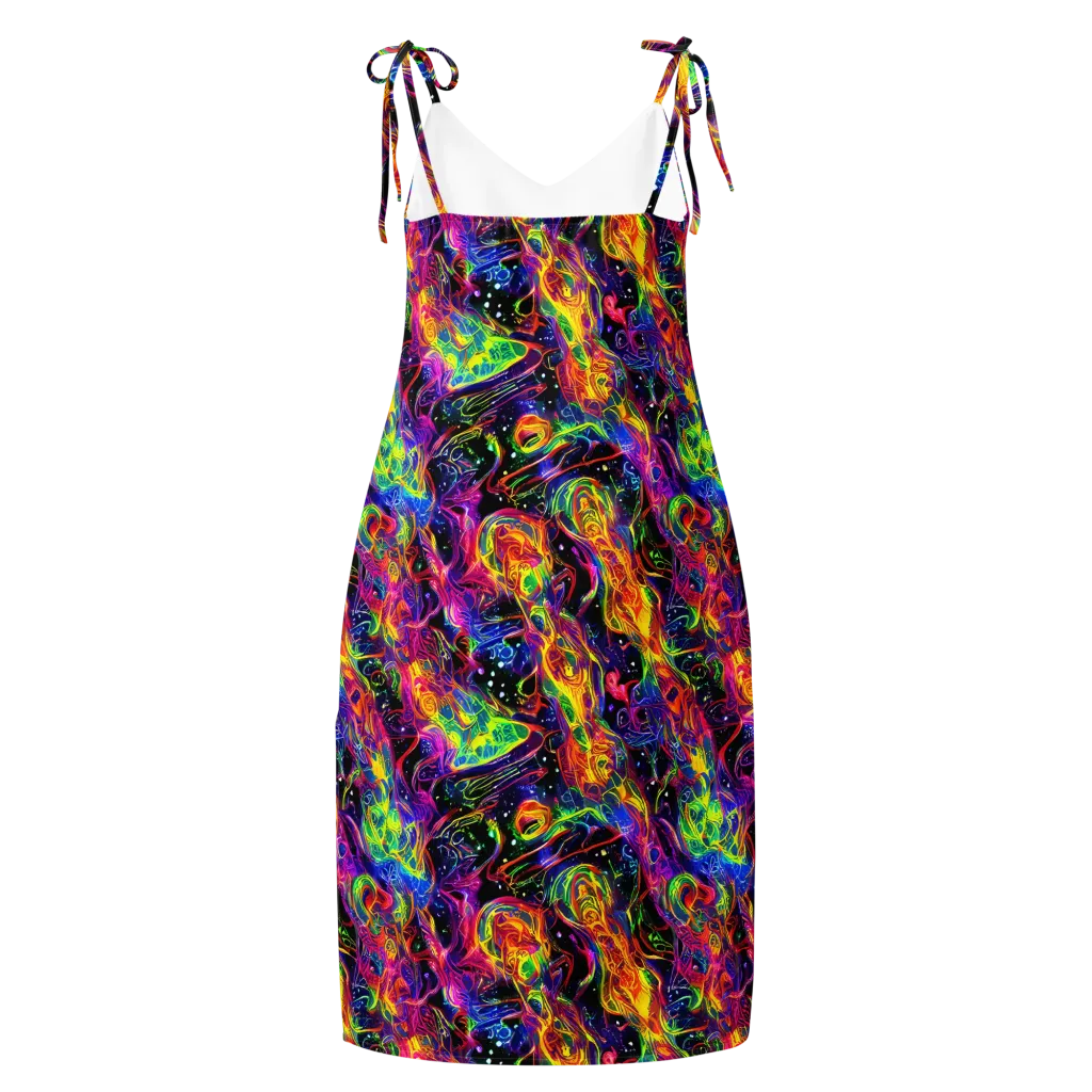 Hypercolor Dreamscape on Slip Dress — Back