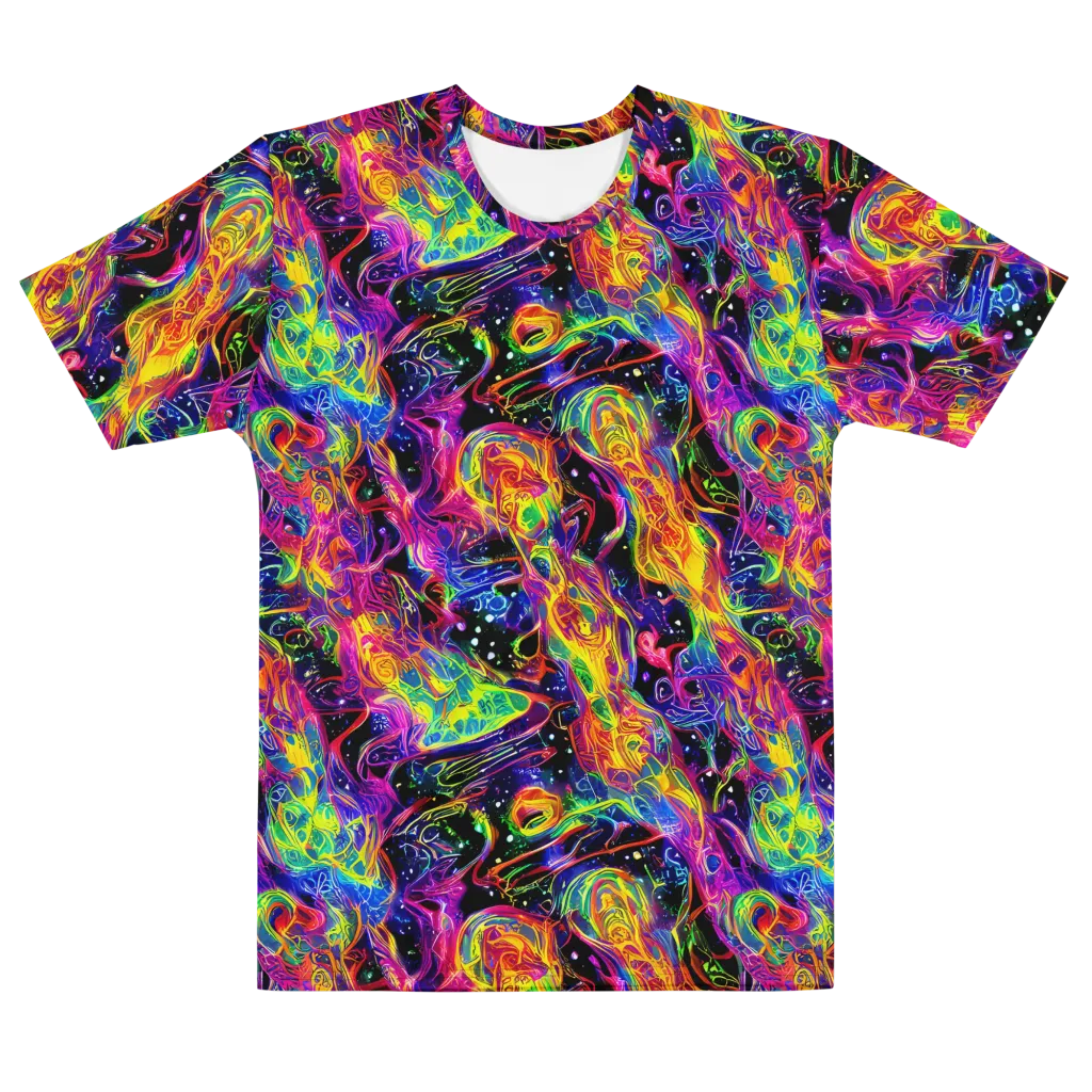 Hypercolor Dreamscape on Men's Cotton Crew Neck T-Shirt — Front
