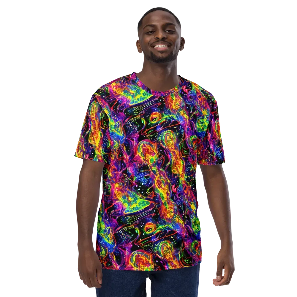 Hypercolor Dreamscape on Men's Crew Neck T-Shirt — Front
