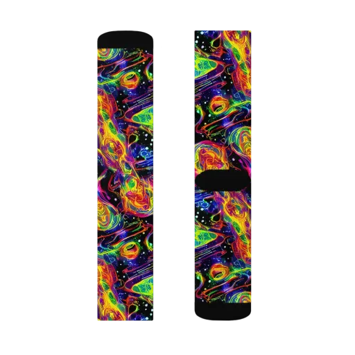 Hypercolor Dreamscape on a Socks