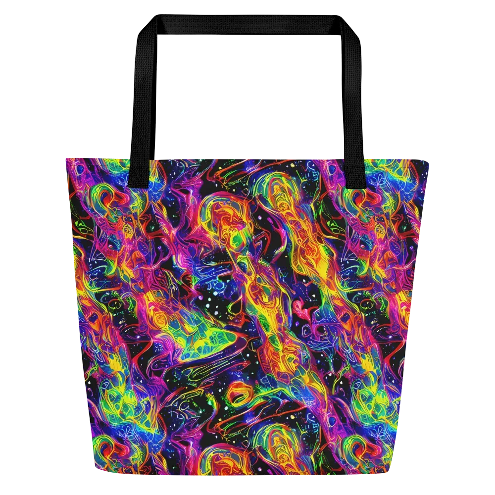 Hypercolor Dreamscape on Large Tote Bag W/ Pocket — Front