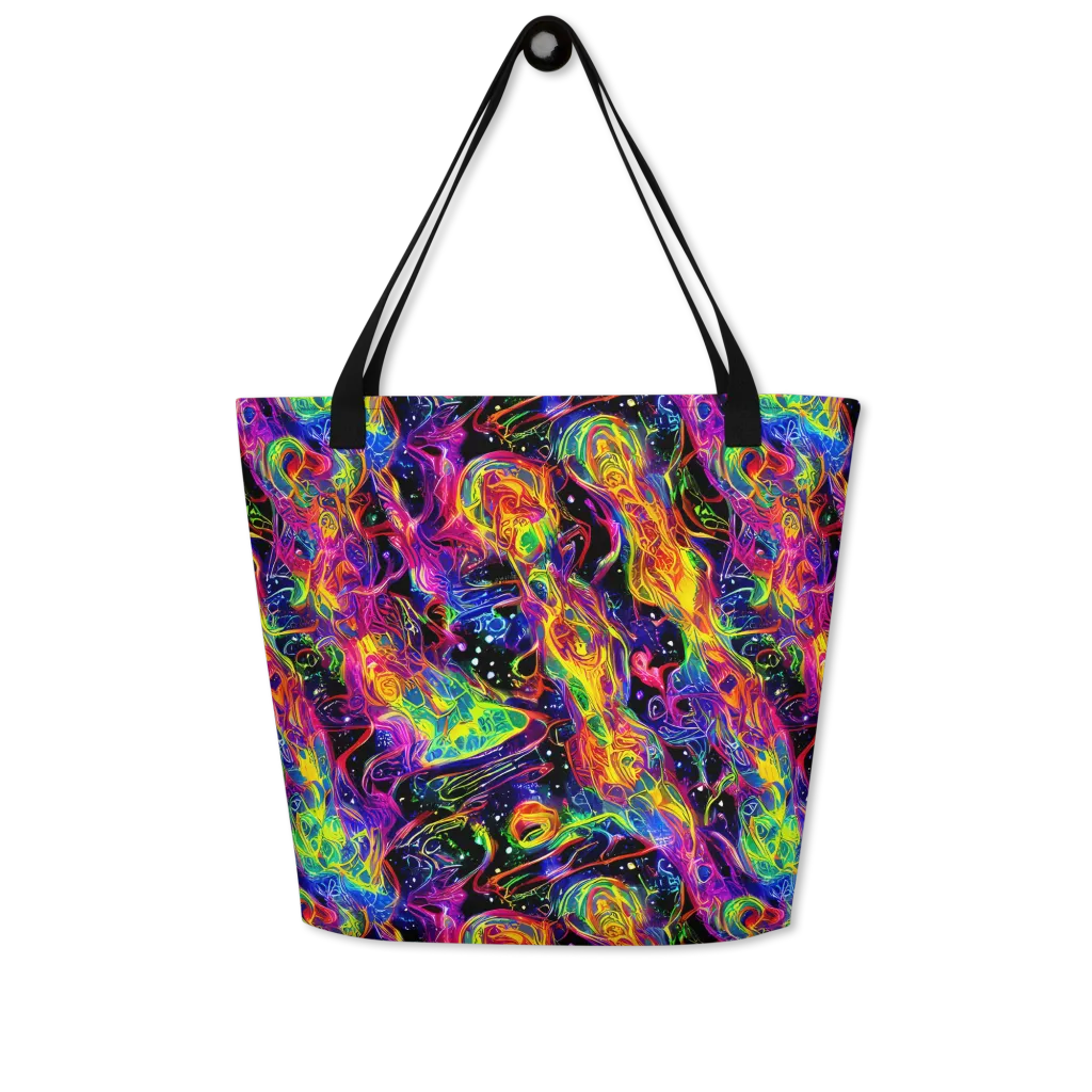 Hypercolor Dreamscape on Large Tote Bag W/ Pocket — Front