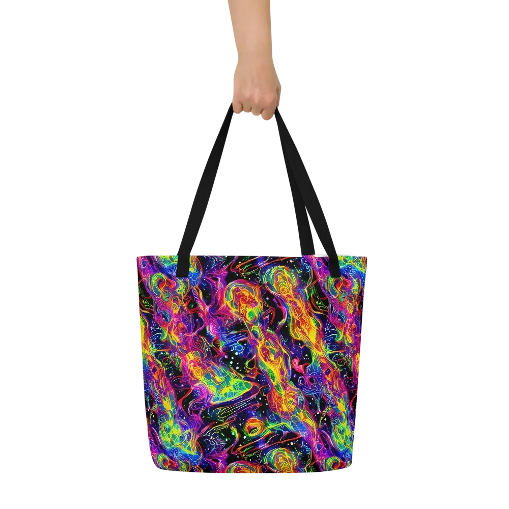 Hypercolor Dreamscape on Large Tote Bag W/ Pocket — Front