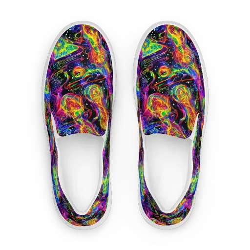 Hypercolor Dreamscape on a Women's Slip-On Canvas Shoes
