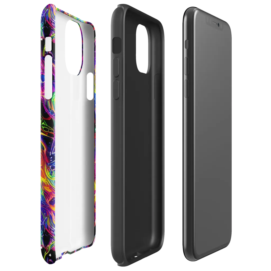 Hypercolor Dreamscape on Tough Case for iPhone® — Right