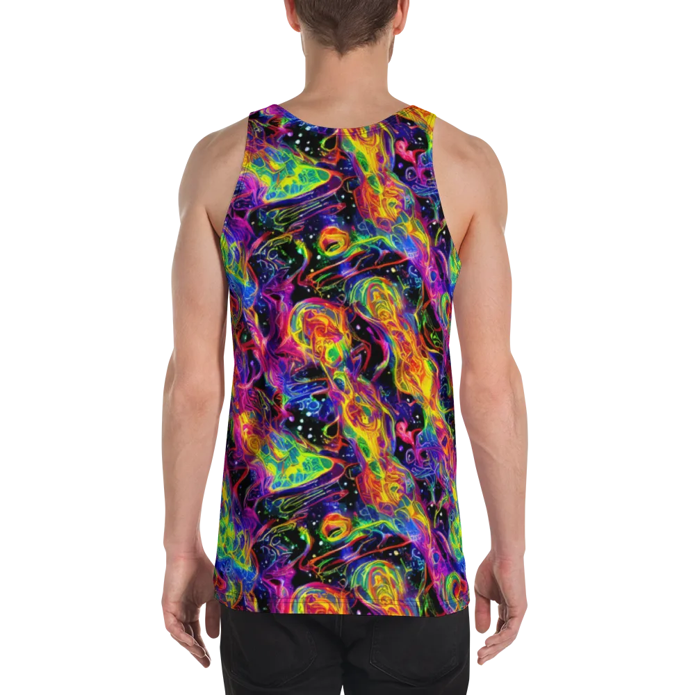 Hypercolor Dreamscape on Men's Tank Top — Back