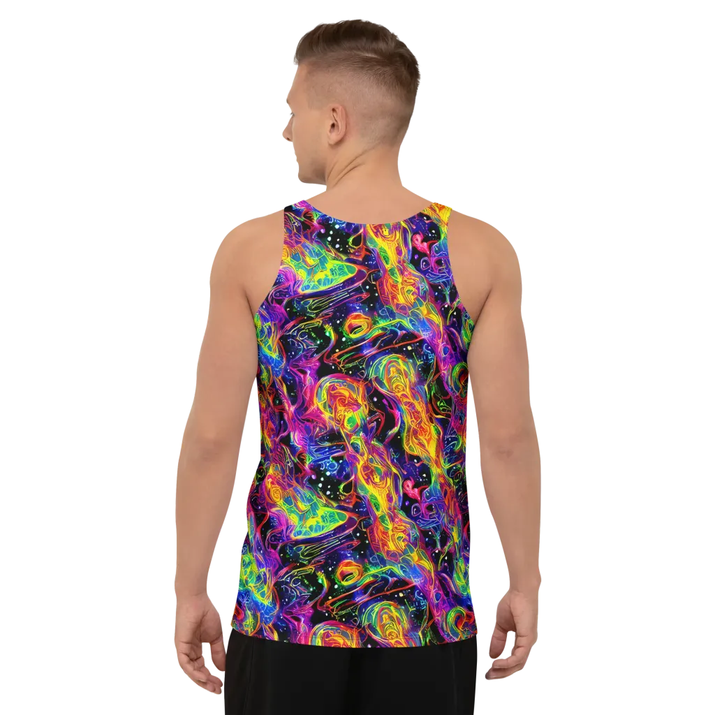 Hypercolor Dreamscape on Men's Tank Top — Back