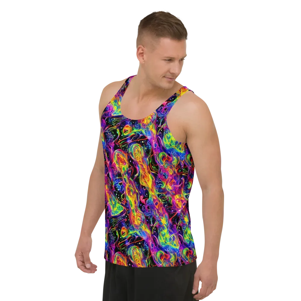 Hypercolor Dreamscape on Men's Tank Top — Left Front