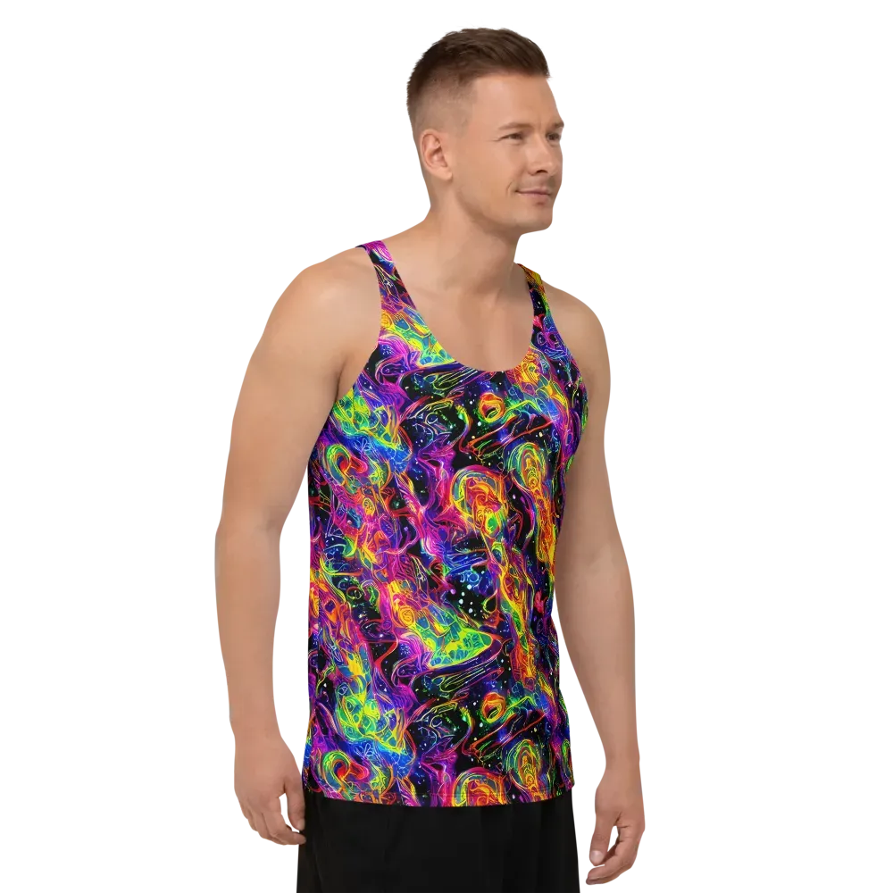 Hypercolor Dreamscape on Men's Tank Top — Right Front
