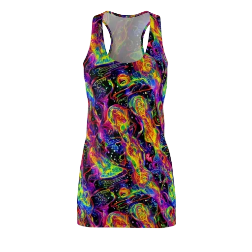 Hypercolor Dreamscape on a Racerback Dress