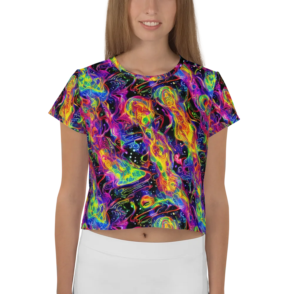 Hypercolor Dreamscape on Crop Tee — Front