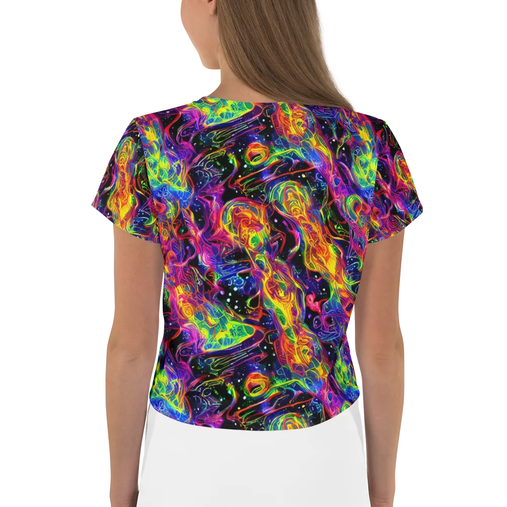 Hypercolor Dreamscape on Crop Tee — Back