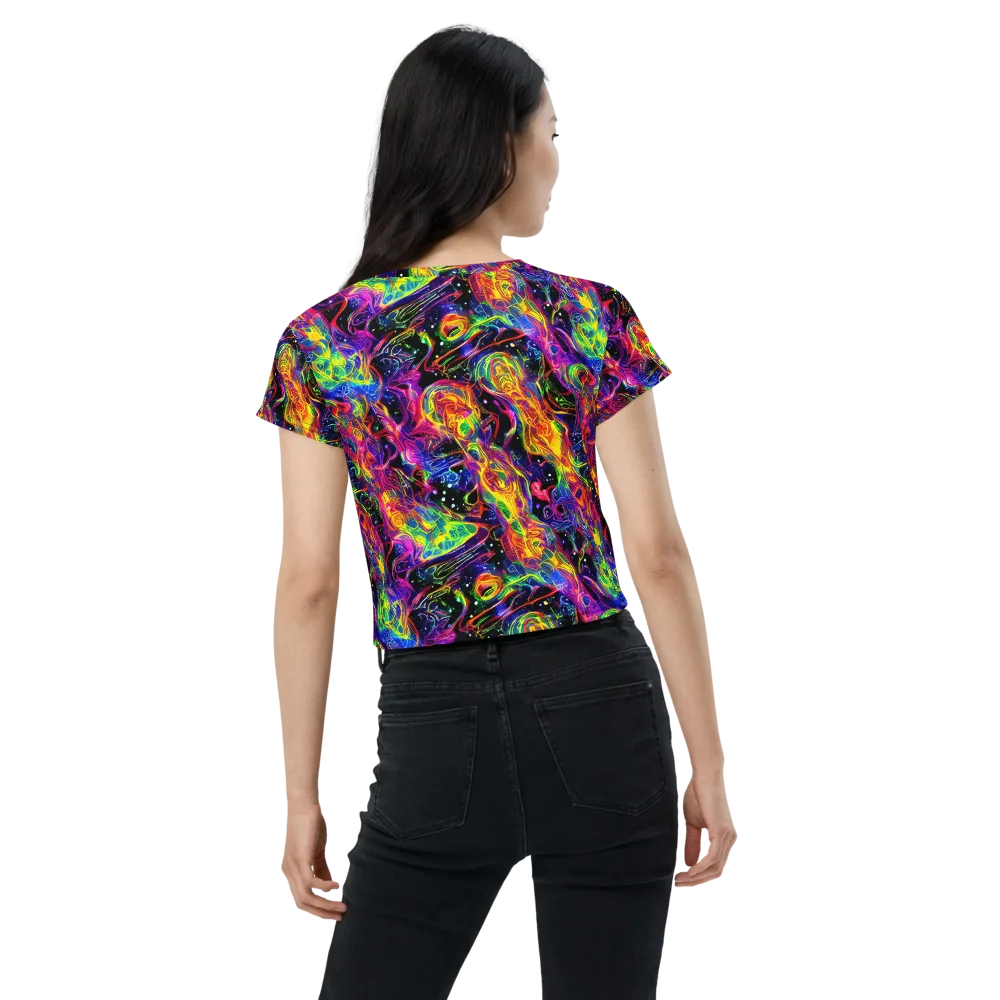 Hypercolor Dreamscape on Crop Tee — Back