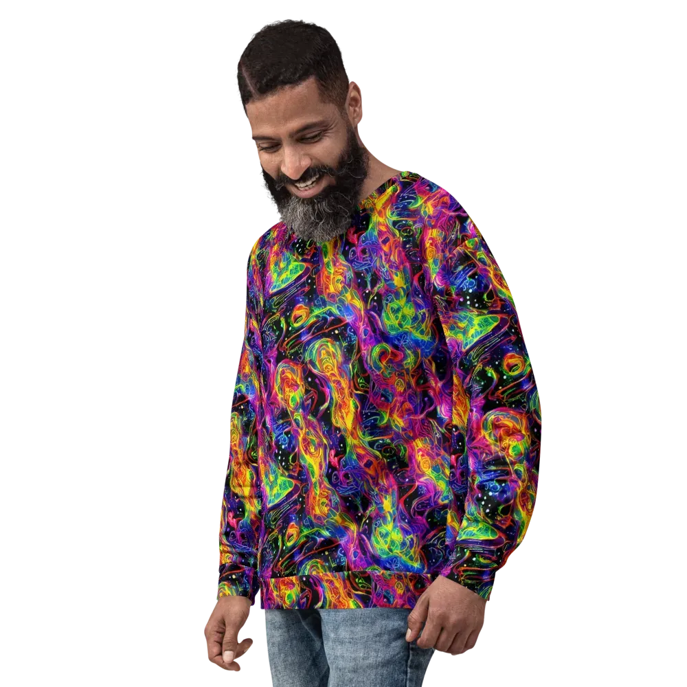 Hypercolor Dreamscape on Sweatshirt — Left Front