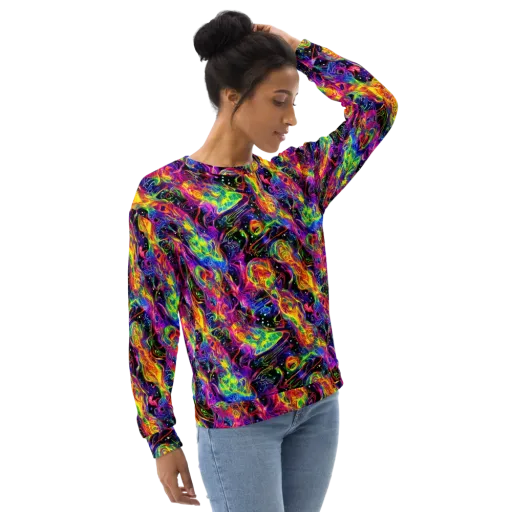 Hypercolor Dreamscape on a Sweatshirt