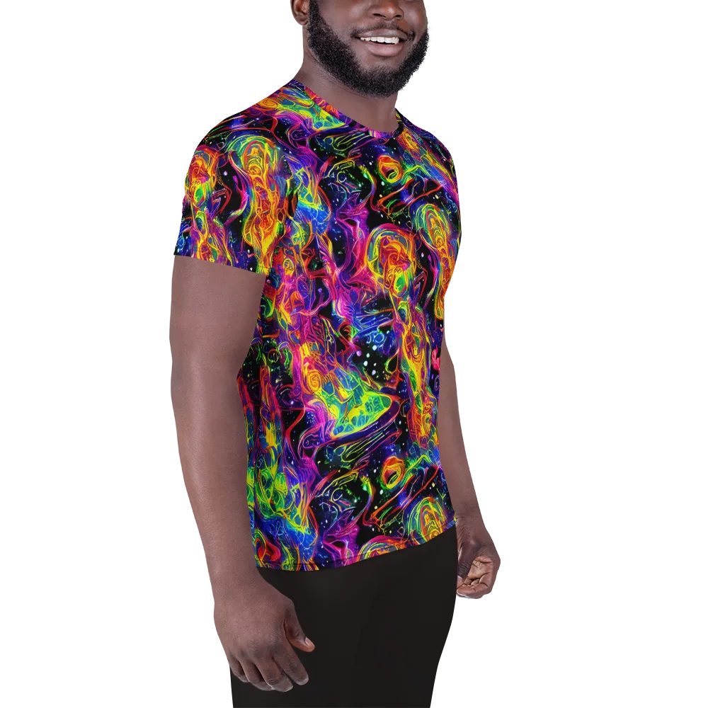 Hypercolor Dreamscape on Men's Athletic T-Shirt — Right