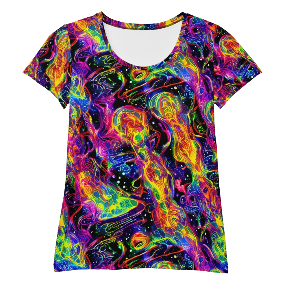 Hypercolor Dreamscape on Women's Athletic T-Shirt — Front