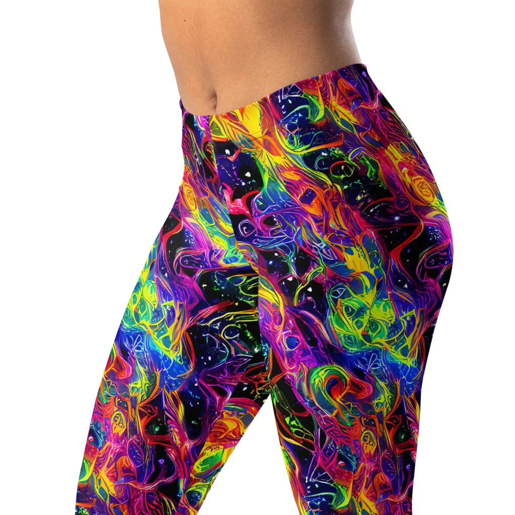 Hypercolor Dreamscape on Leggings — Left Front