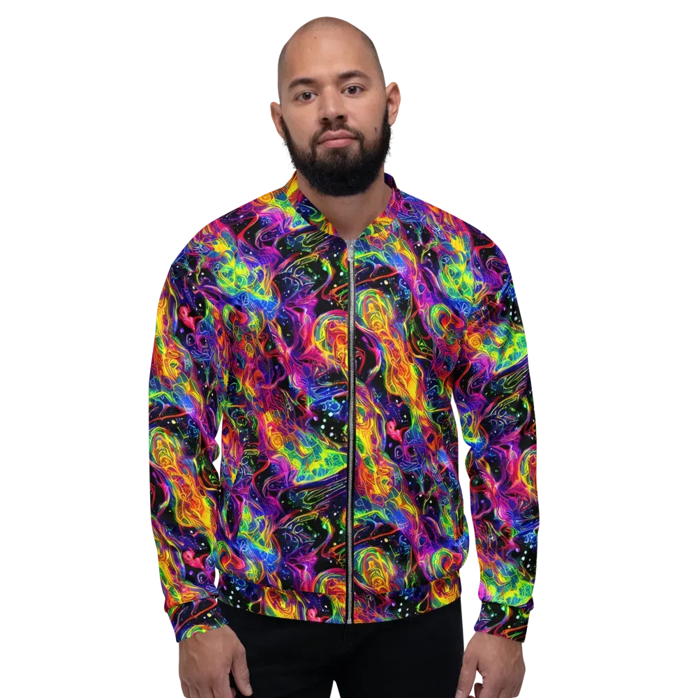Hypercolor Dreamscape on Bomber Jacket — Front