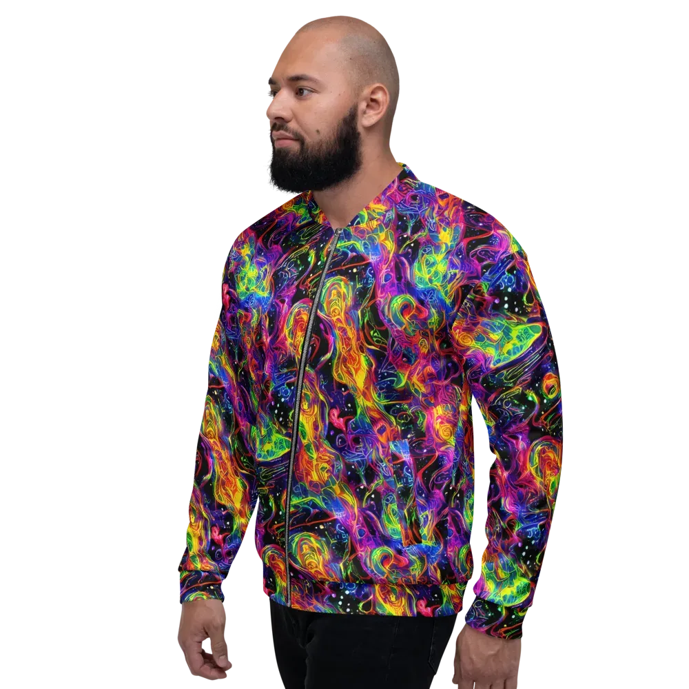 Hypercolor Dreamscape on Bomber Jacket — Left