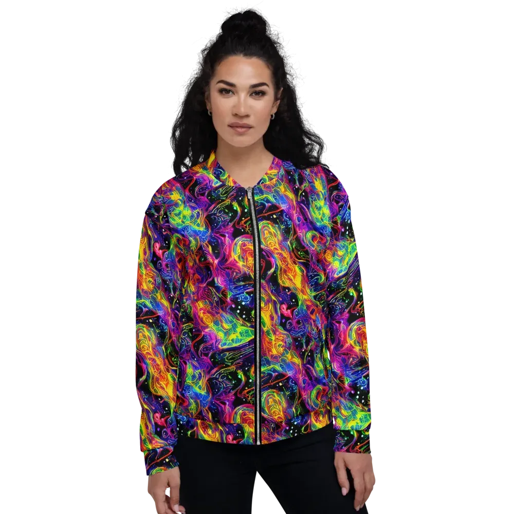 Hypercolor Dreamscape on Bomber Jacket — Front