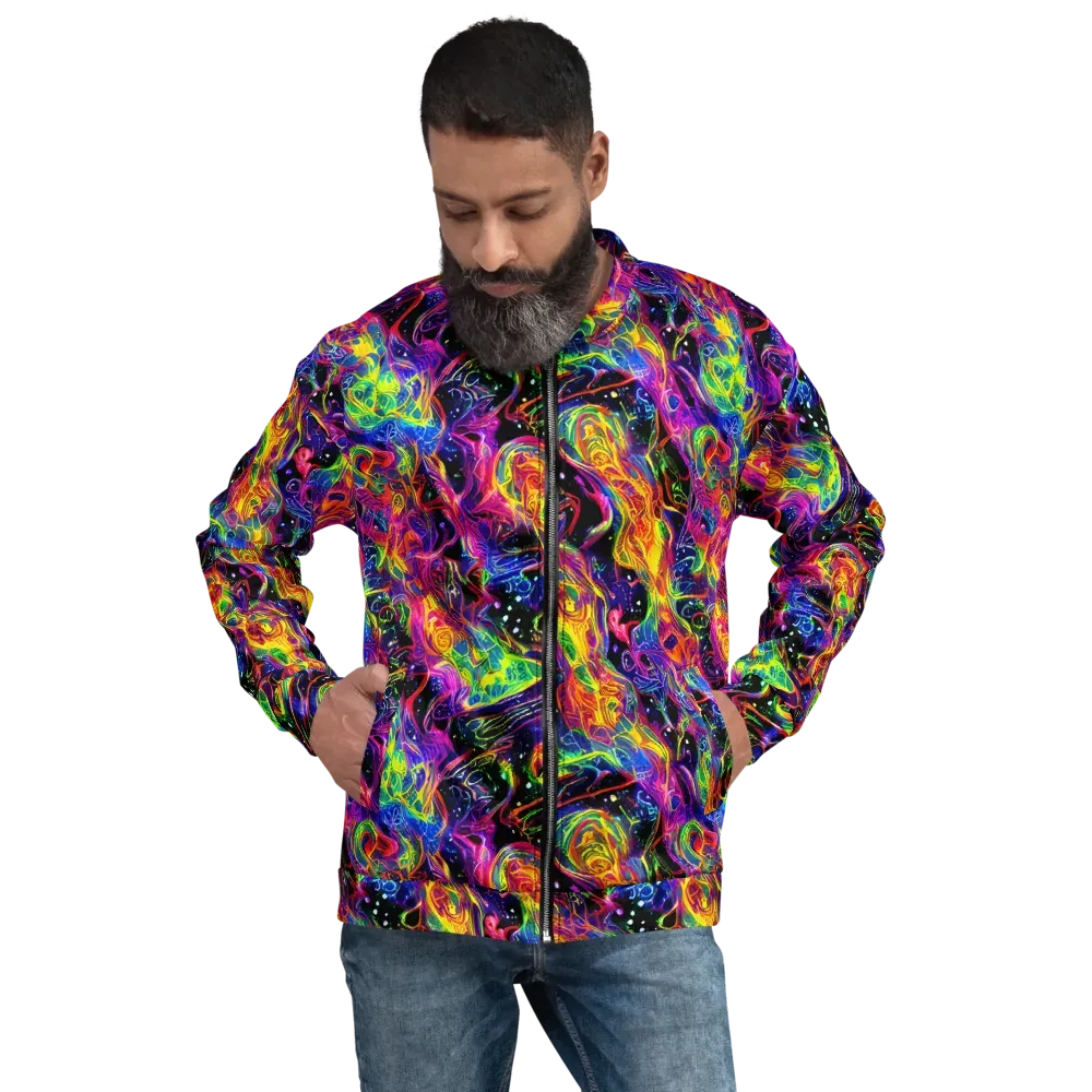 Hypercolor Dreamscape on Bomber Jacket — Front