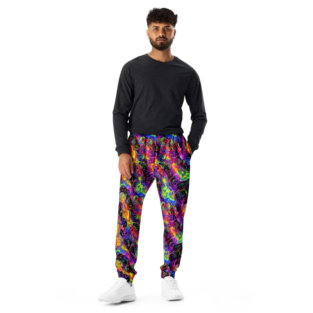 Hypercolor Dreamscape on Men's Joggers — Front