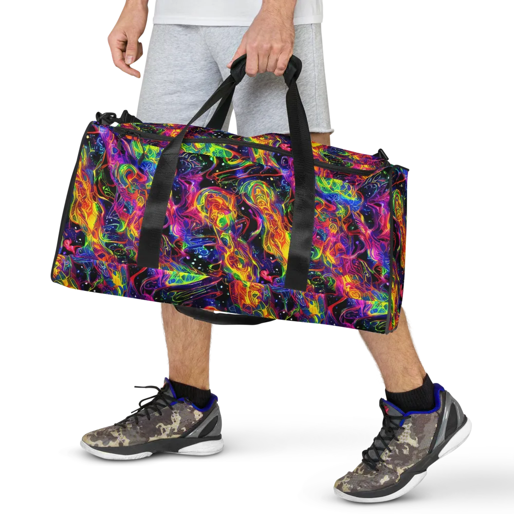 Hypercolor Dreamscape on Duffle Bag — Front