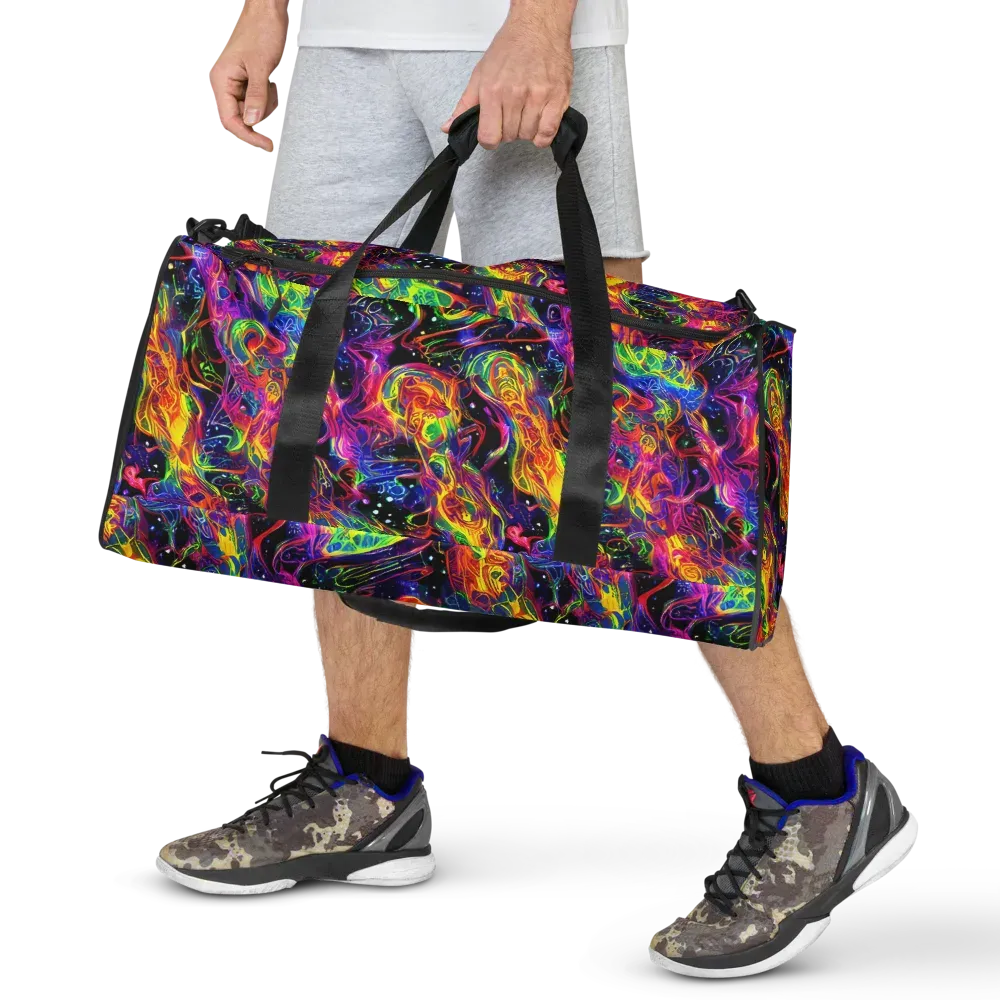 Hypercolor Dreamscape on Duffle Bag — Front