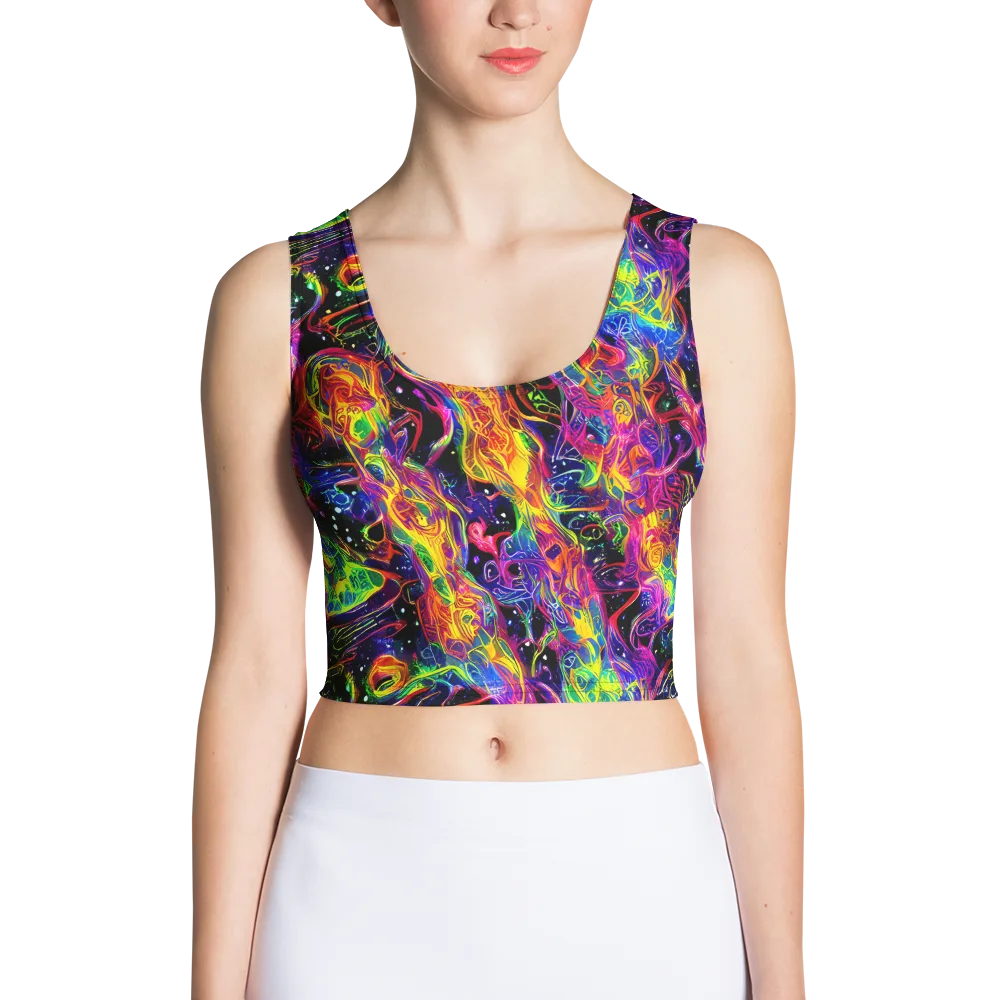 Hypercolor Dreamscape on Crop Top — Front