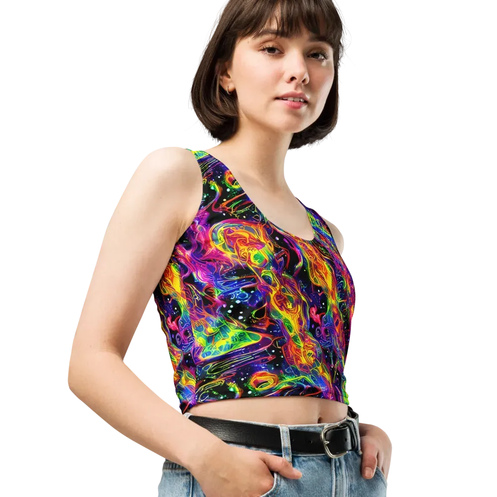 Hypercolor Dreamscape on Crop Top — Right Front
