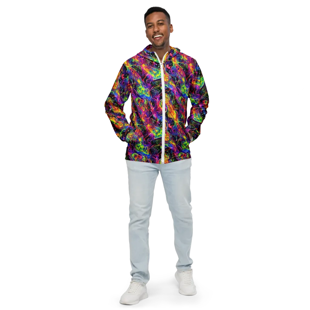 Hypercolor Dreamscape on Men's Windbreaker — Front