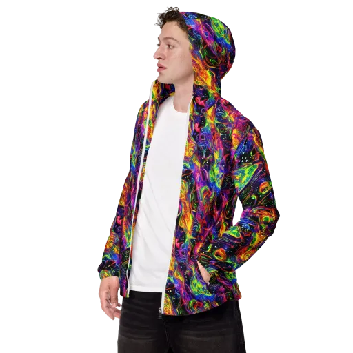 Hypercolor Dreamscape on a Men's Windbreaker