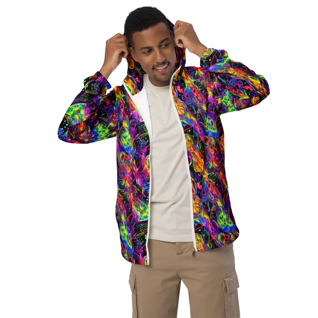 Hypercolor Dreamscape on Men's Windbreaker — Front