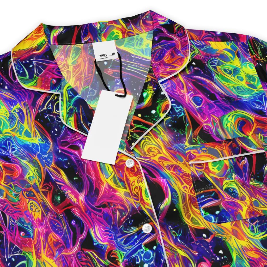 Hypercolor Dreamscape on Women's Short Sleeve Pajama Top — Product details