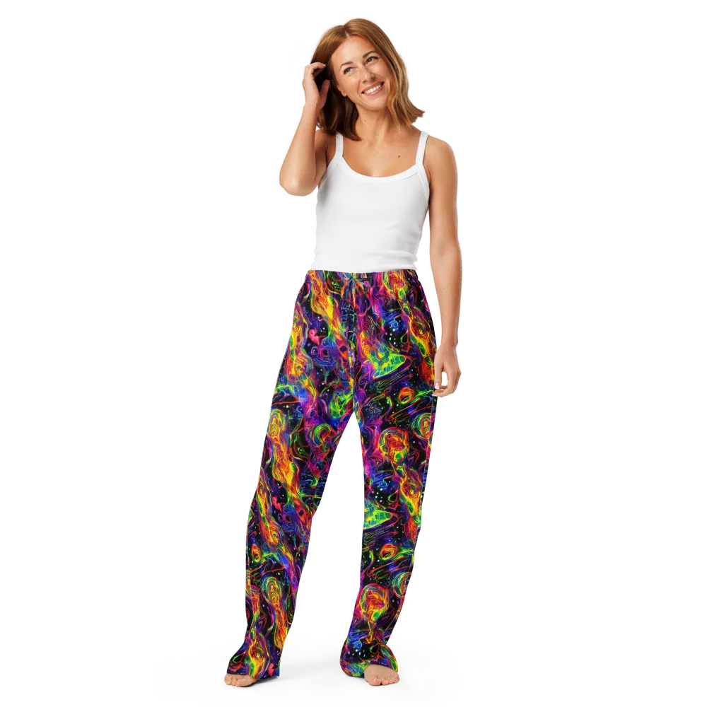 Hypercolor Dreamscape on Women's Pajama Pants — Front