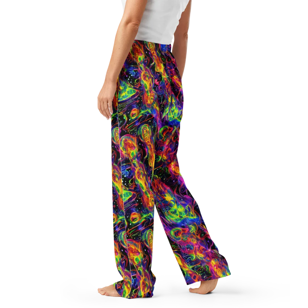 Hypercolor Dreamscape on Women's Pajama Pants — Left